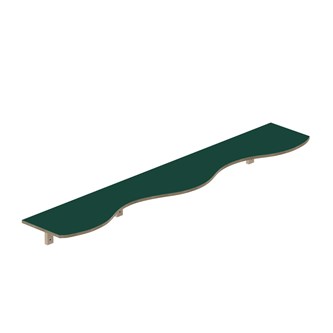 Curve hylly L200 S36 K20 cm