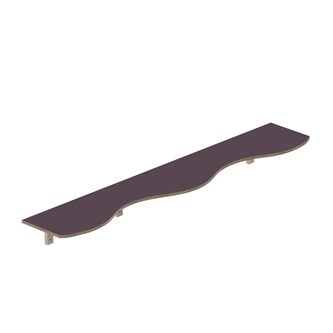 Curve hylly L200 S36 K20 cm