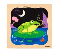 EDUCO Kerrospalapeli sammakko, 31 palaa