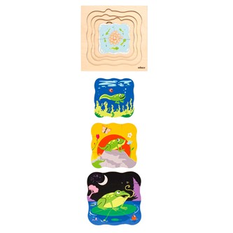 EDUCO Kerrospalapeli sammakko, 31 palaa