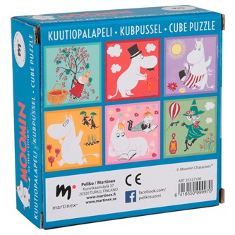 Kuutiopalapeli Muumit, 9 palaa