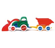 Traktori perävaunulla