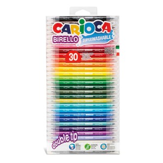 Tuplakärkitussit Carioca Birello, 30 väriä