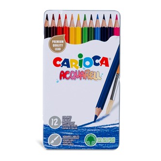Akvarellivärikynä Carioca, 12 väriä