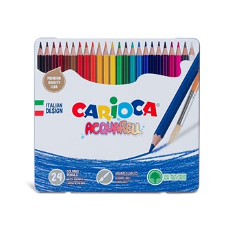 Akvarellivärikynä Carioca, 24 väriä