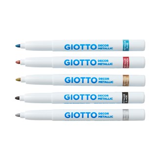 Koristelukynä Giotto Metallic, 5 väriä