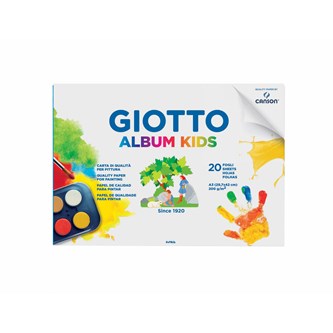 Vesivärilehtiö Giotto Kids, A3, 200 g
