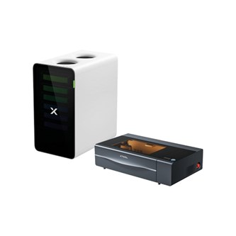 Makeblock xTool P2 laserleikkuri ilmanpuhdistimella