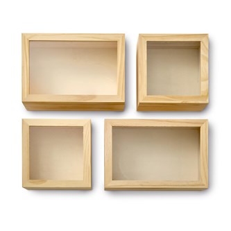 Katselukaappi 20x30 cm, puuta