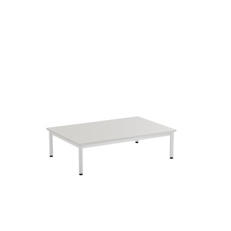 12:38 leikkipöytä HPL 120x80 cm, valkoinen runko