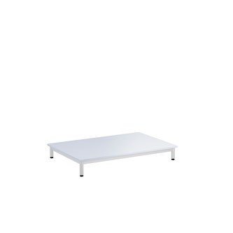 12:38 leikkipöytä HPL 120x80 cm, valkoinen runko