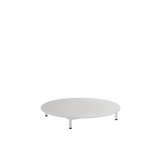 12:38 leikkipöytä HPL ø 120 cm, valkoinen runko