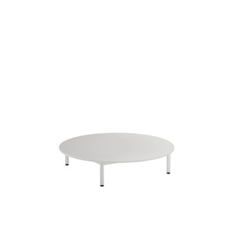 12:38 leikkipöytä HPL ø 120 cm, valkoinen runko