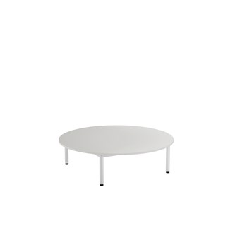 12:38 leikkipöytä HPL ø 120 cm, valkoinen runko