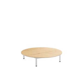 12:38 leikkipöytä HPL ø 120 cm, valkoinen runko