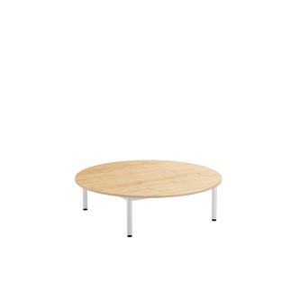 12:38 leikkipöytä HPL ø 120 cm, valkoinen runko