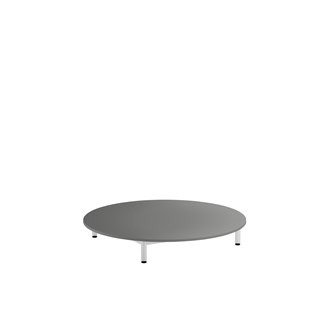 12:38 leikkipöytä HPL ø 120 cm, valkoinen runko