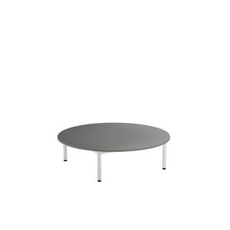 12:38 leikkipöytä HPL ø 120 cm, valkoinen runko