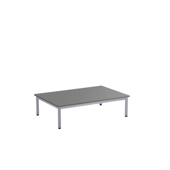 12:38 leikkipöytä HPL 120x80 cm, hopea runko