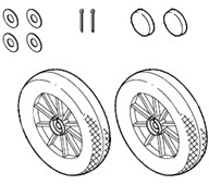 Varaosa Winther, takarenkaat, 2 kpl