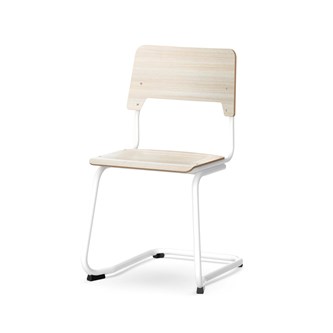 Como FSC BX tuoli, C-jalusta, ik 45 cm, iso istuin, valkoinen runko