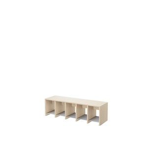 Norden penkki kenkähyllyllä lokero L 22 cm, koivu