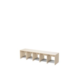 Norden penkki kenkähyllyllä lokero L 28 cm, koivu