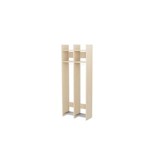 Norden naulakko kenkähyllyllä lokero L 25 cm, koivu