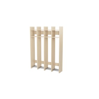Norden naulakko kenkähyllyllä lokero L 25 cm, koivu