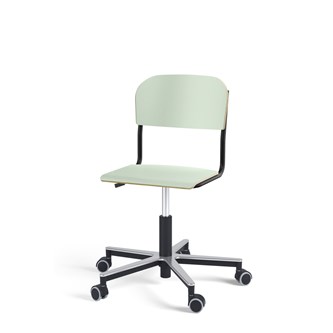 Matte FSC BX tuoli kaasujousella, pyörät, aluristikko, pieni istuin, musta runko
