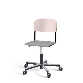 Matte FSC BX tuoli kaasujousella, pyörät, aluristikko, pieni istuin, musta runko