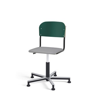 Matte FSC BX tuoli kaasujousella, liukutassut, aluristikko, pieni istuin, musta runko