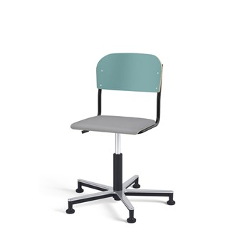 Matte FSC BX tuoli kaasujousella, liukutassut, aluristikko, pieni istuin, musta runko