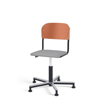 Matte FSC BX tuoli kaasujousella, liukutassut, aluristikko, pieni istuin, musta runko