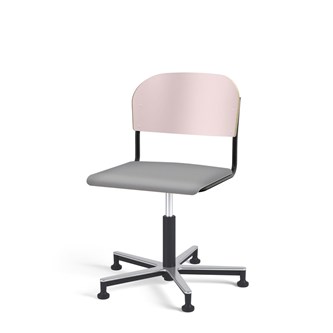 Matte FSC BX tuoli kaasujousella, liukutassut, aluristikko, iso istuin, musta runko