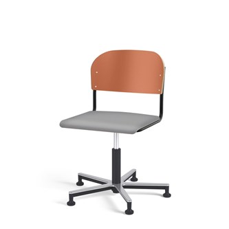 Matte FSC BX tuoli kaasujousella, liukutassut, aluristikko, iso istuin, musta runko