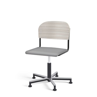 Matte FSC BX tuoli kaasujousella, liukutassut, aluristikko, iso istuin, musta runko