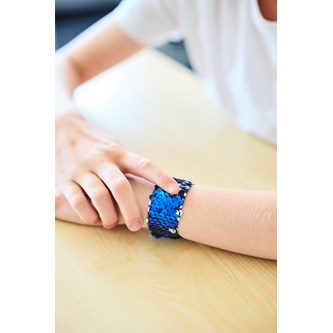 Keskittymisrannekorut, paljetit, 6 kpl