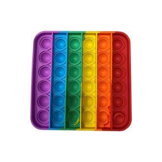 Pop Fidget Pad, monivärinen neliö