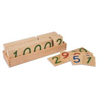 Nienhuis Isot numerokortit 1-9000, puuta