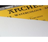 Akvarellipaperi Arches 56x76 cm, 185 g, 10 ark, puolikarkea