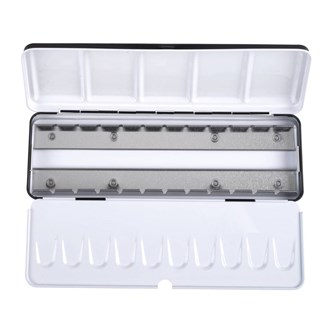 Akvarellivärilaatikko, tyhjä, 24 paikkaa