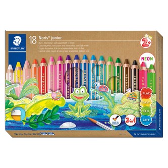 Värikynä Staedtler Noris Junior, 18 väriä
