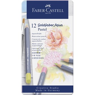 Akvarellivärikynä Faber-Castell, 12 väriä