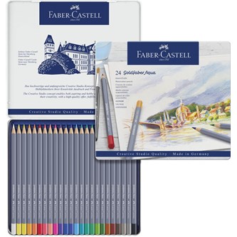 Akvarellivärikynä Faber-Castell, 24 väriä
