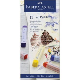 Kuivapastelliliitu Faber-Castell, 12 väriä