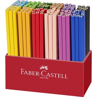 Värikynä Faber-Castell, 3-kulm., 12 väriä x 12 kpl