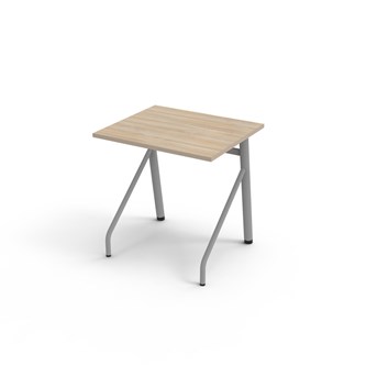Altudo pöytä HPL 70x60x72 cm, hopea jalusta