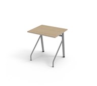 Altudo pöytä DL 70x60x72 cm, hopea jalusta