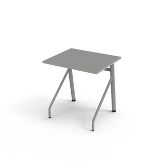 Altudo pöytä HPL 70x60x72 cm, hopea jalusta